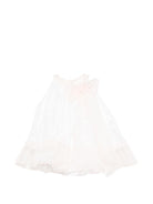 Abito per neonata La Stupenderia bianco con dettaglio fiocco - Rubino Kids