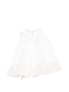 Abito per neonata La Stupenderia bianco con dettaglio fiocco - Rubino Kids