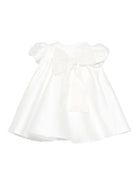 Abito per neonata La Stupenderia bianco con gonna a trapezio - Rubino Kids