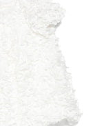 Abito per neonata La Stupenderia bianco con trama a petalo - Rubino Kids