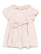 Abito per neonata La Stupenderia rosa con motivo a quadri - Rubino Kids