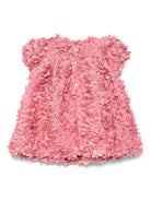 Abito per neonata La Stupenderia rosa con trama a petalo - Rubino Kids