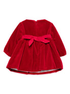 Abito per neonata La Stupenderia rosso con dettaglio fiocco - Rubino Kids