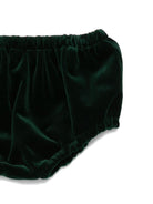 Abito per neonata La Stupenderia verde con dettaglio fiocco - Rubino Kids