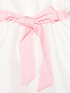 Abito per neonata Mariella Ferrari bianco con cintura rimovibile - Rubino Kids