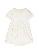 Abito per neonata Mariella Ferrari bianco svasato con cintura - Rubino Kids