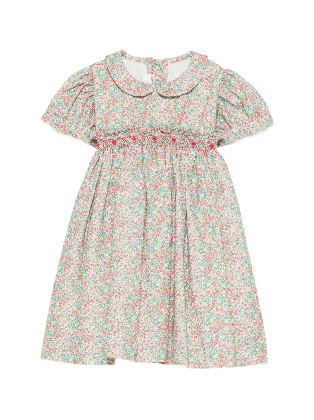 Abito per neonata Mariella Ferrari multicolore con stampa floreale - Rubino Kids