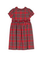 Abito per neonata Mariella Ferrari rosso con motivo tartan - Rubino Kids