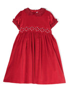 Abito per neonata Mariella Ferrari rosso con ruches - Rubino Kids