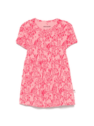 Abito per neonata Mini Rodini rosa con stampa astratta - Rubino Kids