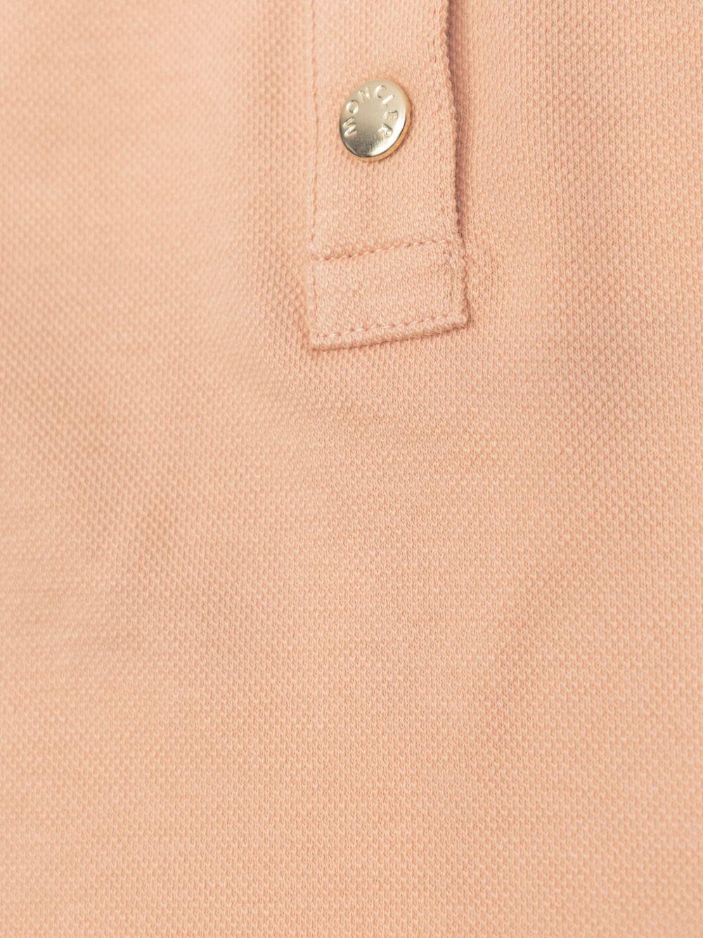 Abito per neonata Moncler Enfant rosa con pieghe - Rubino Kids