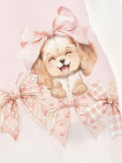 Abito per neonata Monnalisa bianco con stampa - Rubino Kids