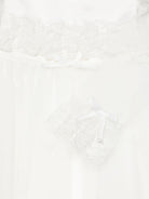 Abito per neonata Monnalisa bianco in tulle con design ricamato - Rubino Kids
