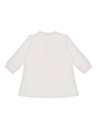 Abito per neonata Moschino Kids bianco con stampa animali - Rubino Kids