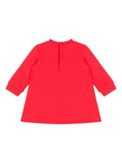Abito per neonata Moschino Kids rosso con stampa Teddy Bear - Rubino Kids