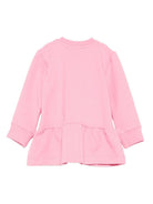 Abito per neonata MSGM Kids rosa con stampa di gatto - Rubino Kids