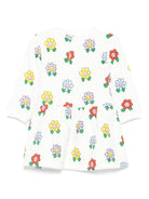 Abito per neonata Stella McCartney Kids bianco a fiori - Rubino Kids
