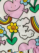 Abito per neonata Stella McCartney Kids bianco con stampa grafica all - over - Rubino Kids