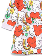 Abito per neonata Stella McCartney Kids lilla con stampa grafica - Rubino Kids