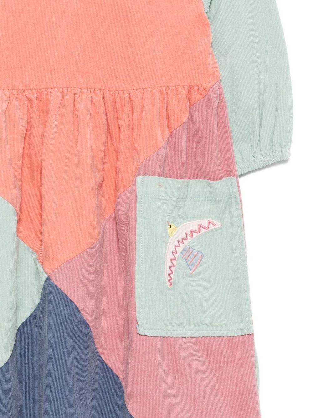 Abito per neonata Stella McCartney Kids multicolor con design color - block - Rubino Kids