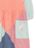 Abito per neonata Stella McCartney Kids multicolor con design color - block - Rubino Kids