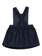 Abito per neonata Tartine Et Chocolate blu con ricami floreali - Rubino Kids