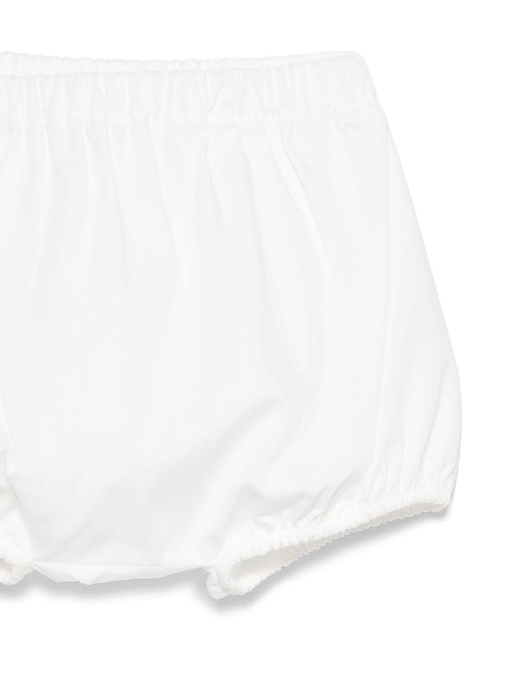 Abito per neonata Versace Kids bianco con chiusura posteriore con bottone - Rubino Kids