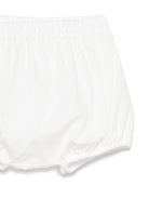 Abito per neonata Versace Kids bianco con chiusura posteriore con bottone - Rubino Kids