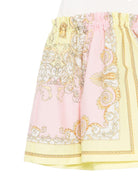 Abito per neonata Versace Kids multicolore con motivo barocco - Rubino Kids