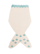 Abito sirena giocattolo per bambina Avery Row beige con rifiniture smerlate - Rubino Kids