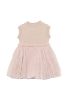 Abito Xewa per neonata Donsje rosa con tulle - Rubino Kids