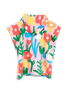 Accappatoio per bambina Stella McCartney Kids rosa con stampa floreale all - over - Rubino Kids