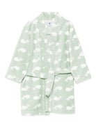 Accappatoio per bambini Petit Bateau verde con motivo a balene - Rubino Kids