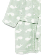 Accappatoio per bambini Petit Bateau verde con motivo a balene - Rubino Kids