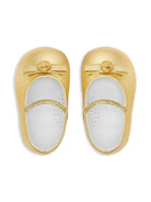 Ballerine Gianni Ribbon per neonata Versace Kids color oro - Rubino Kids