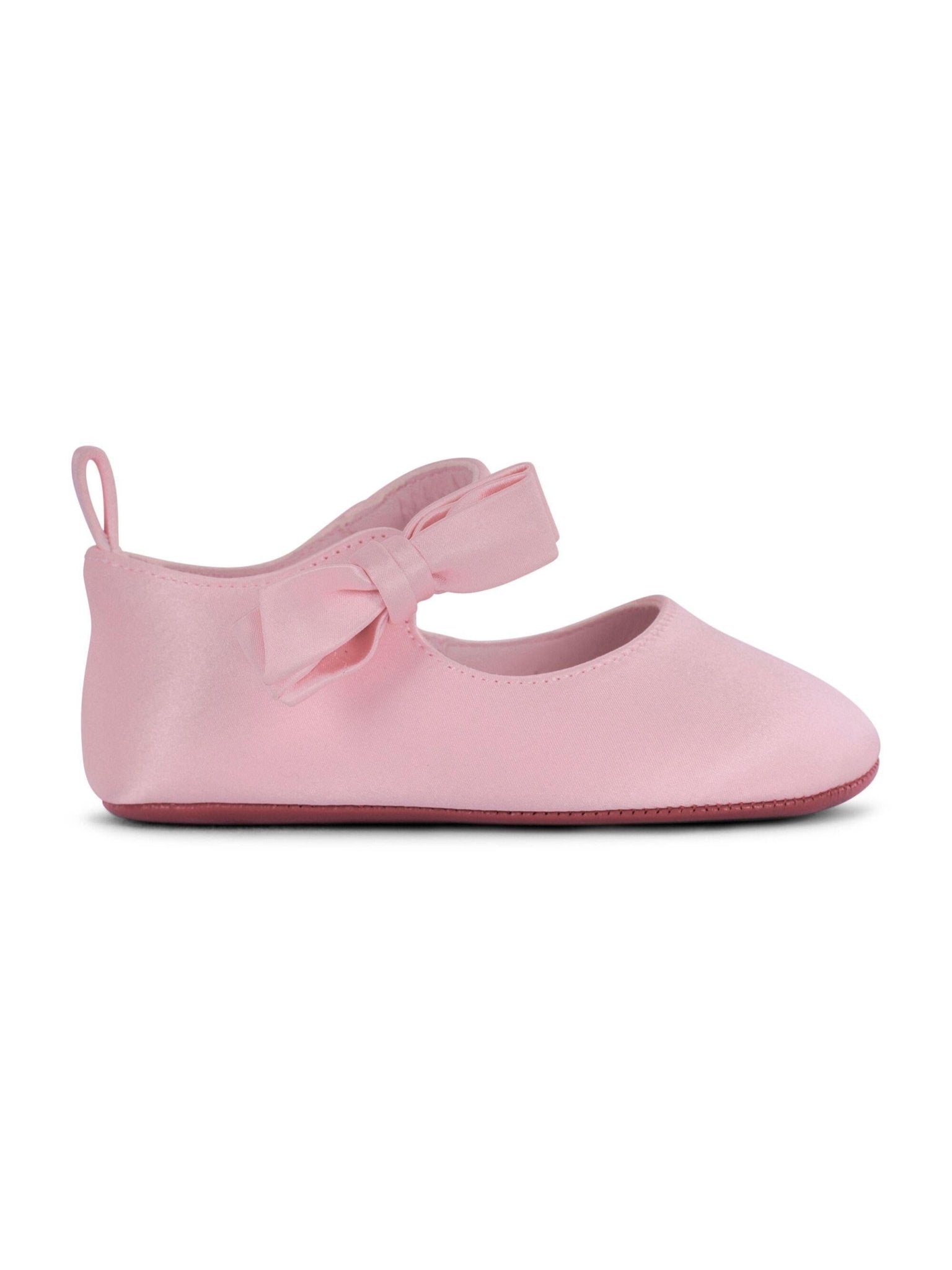 Ballerine Lou Babe per neonata Christian Louboutin Kids rosa con fiocco sul davanti - Rubino Kids