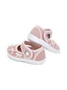 Ballerine Mary Jane per neonata Monnalisa rosa con fiocco - Rubino Kids
