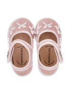 Ballerine Mary Jane per neonata Monnalisa rosa con fiocco - Rubino Kids