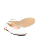 Ballerine per bambina Andrea Montelpare Saint Trope bianco con punta tonda - Rubino Kids