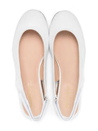Ballerine per bambina Andrea Montelpare Saint Trope bianco con punta tonda - Rubino Kids