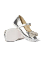 Ballerine per bambina BabyWalker argento con strass - Rubino Kids
