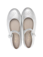 Ballerine per bambina Bonpoint argentate con dettaglio ciliegie - Rubino Kids