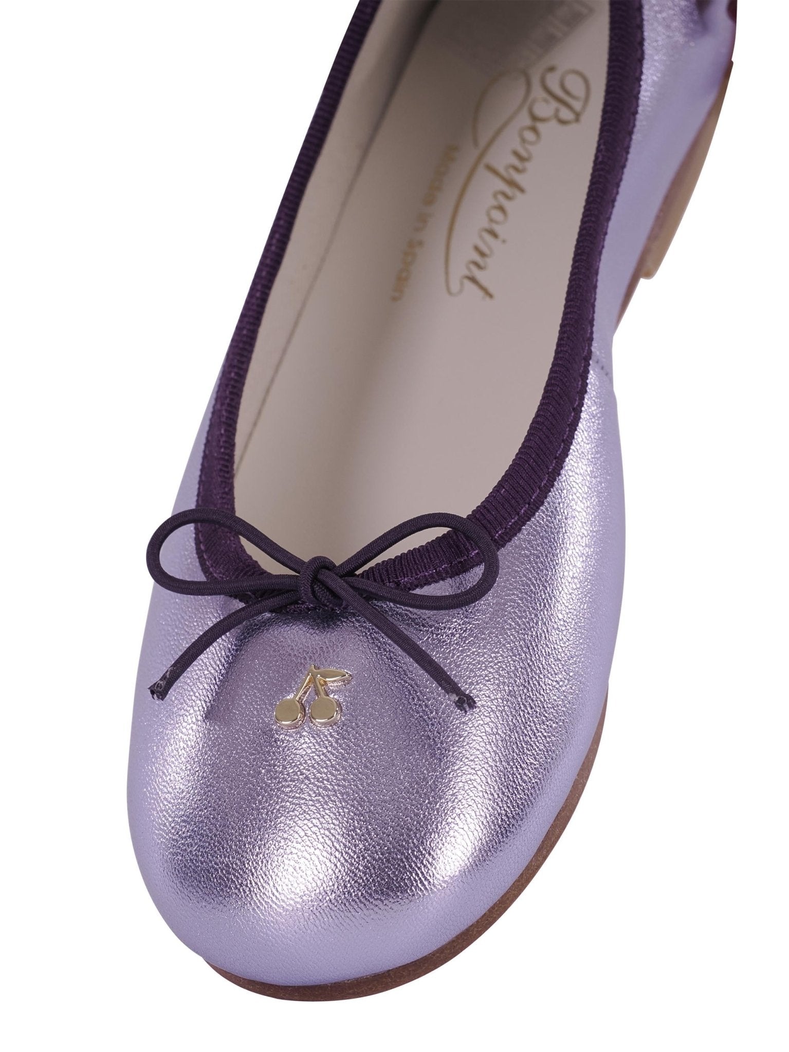 Ballerine per bambina Bonpoint lilla con fiocco - Rubino Kids