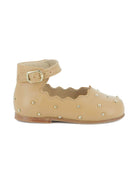Ballerine per bambina Chloé Kids beige con orlo a smerlo - Rubino Kids
