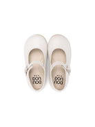 Ballerine per bambina Douuod Kids avorio con cinturino - Rubino Kids
