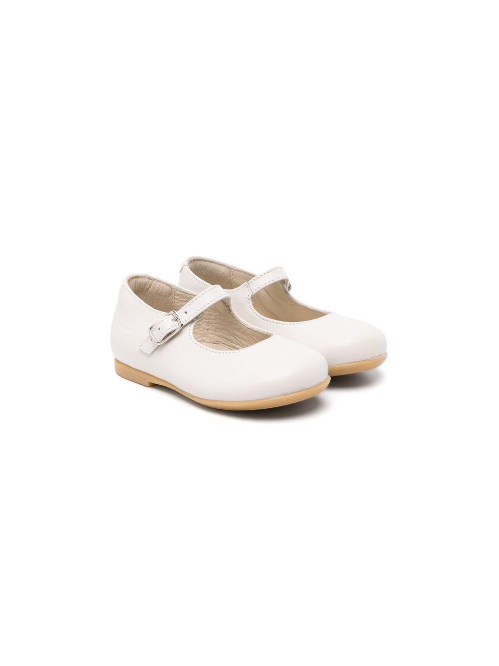 Ballerine per bambina Douuod Kids avorio con cinturino - Rubino Kids