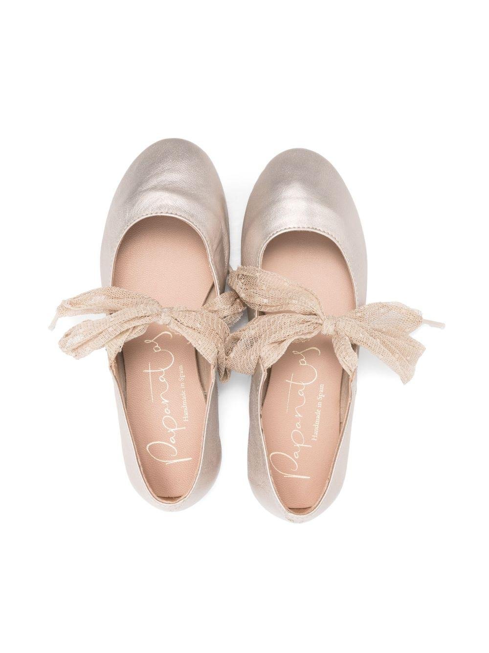 Ballerine per bambina eli1957 rosa Angelito Plumeti con chiusura frontale con fiocco - Rubino Kids