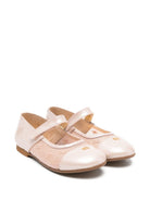 Ballerine per bambina Elisabetta Franchi La Mia Bambina rosa con applicazione logo - Rubino Kids