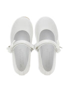 Ballerine per bambina Monnalisa bianche con cinturino - Rubino Kids
