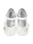 Ballerine per bambina Monnalisa bianche con fiocco - Rubino Kids